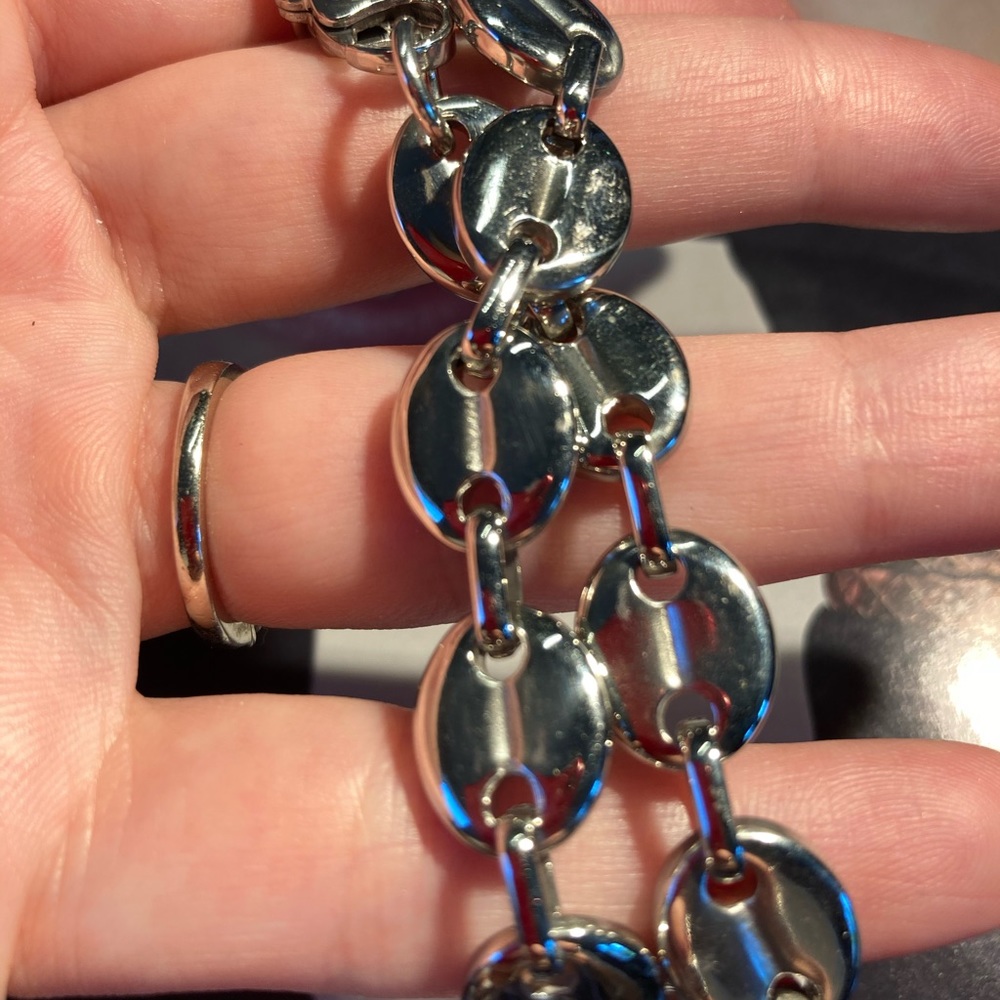 Stainless Steel Hip Hop Bracelet - Picture 6 of 6